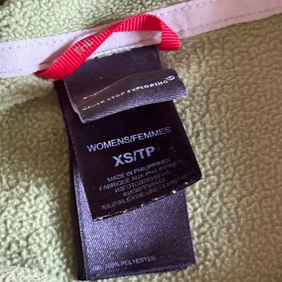The North Face Classic Polartec Fleece Layering Quarter Zip Pullover XS - Picture 8 of 9